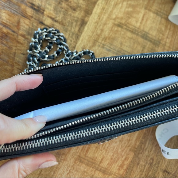 Chanel double zip wallet on chain - Picture 7 of 10